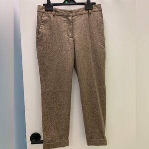 Wilfred Straight Leg Pants in Heathered Brown
